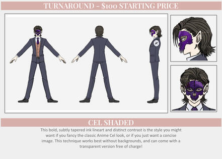 Turnaround Cel Shaded example