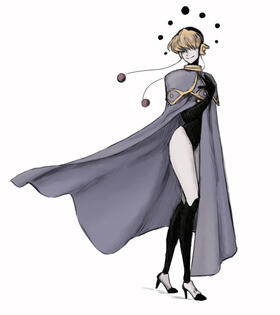 Rousseau Ulstaf D.Jeansis-- a full-body render of a prominent character from A Planet Called Ondes