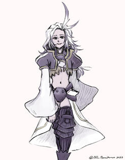 Character Illustration, Kuja from Final Fantasy IX