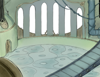 A parallax background for a location in A Planet Called Ondes.